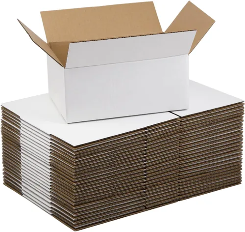 Vista 9 de SUNLPH Cajas de envío blancas de 4 x 4 x 4 pulgadas, cajas pequeñas de cartón corrugado, paquete de 25