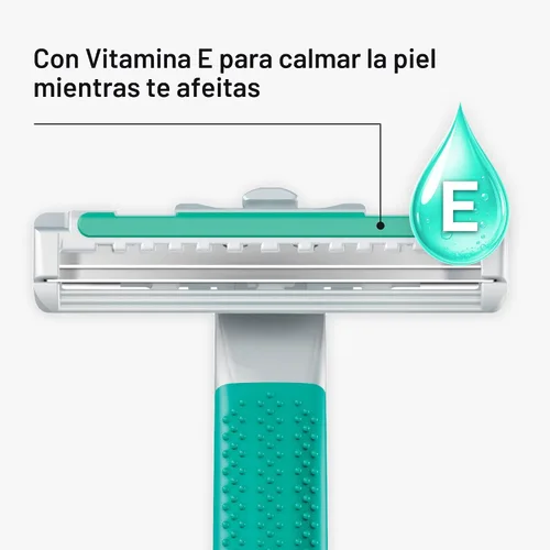 Vista 3 de Schick Exacta2 - Maquinilla de afeitar desechable sensible, 10 unidades (paquete de 1)