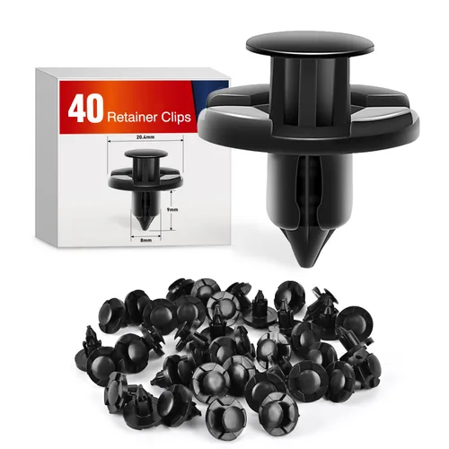 Vista 22 de Nilight Kit de tornillos para matrícula, tornillos de acero inoxidable con tuercas de nailon para sujetar placas delanteras y traseras