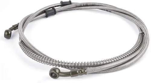 Vista 2 de Manguera de freno hidráulica trenzada de acero inoxidable de 86 pulgadas para GY6 Kazuma Sunl Taotao Roketa Jonway Scooter Ciclomotor ATV Dirt Bike