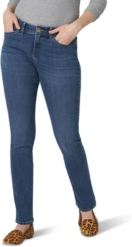 Vista 9 de Lee Jeans de pierna recta Ultra Lux Comfort con Flex Motion para mujer Negro