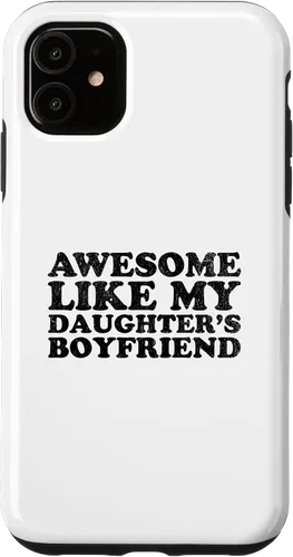 Vista 8 de Awesome Like My Daughters Boyfriend Funny Mom Dad Parent Case for iPhone 17