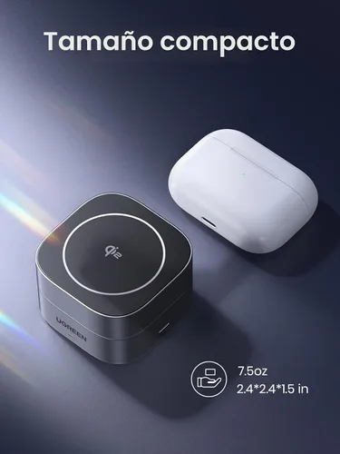 Vista 8 de UGREEN MagFlow Qi2 - Estación de carga plegable magnética, cargador inalámbrico rápido 2 en 1 compatible con iPhone 17/17 Air/17 Pro/17 Pro Max 16