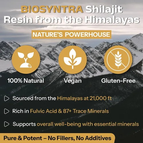 Vista 2 de Resina Shilajit pura, con ácido fúlvico y más de 87 oligominerales extraídos del Himalaya, suplemento de energía natural, resistencia y vitalidad