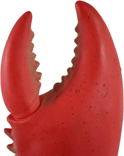 Vista 5 de Guantes de mano grandes de látex para disfraz de cosplay, Rojo