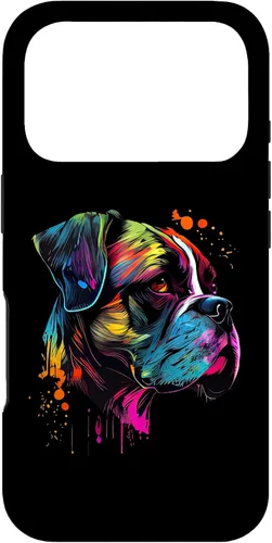 Vista 30 de Boxer Dog Lovers Pop Art Design Cute Boxer Dog Case for iPhone 16