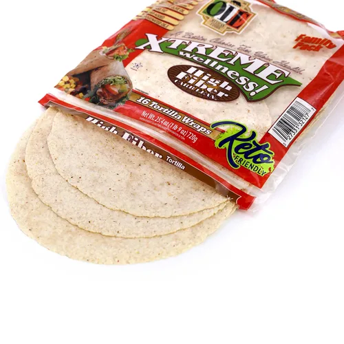 Vista 3 de Ole Mexican Foods Xtreme Wellness - Alto contenido de fibra y bajo en carbohidratos apto para dieta cetogénica, 16 envolturas de tortilla