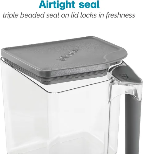Vista 8 de Polder Handle-It - Recipiente de plástico sin BPA, contenedor apilable de almacenamiento de cocina, solución de almacenamiento de alimentos