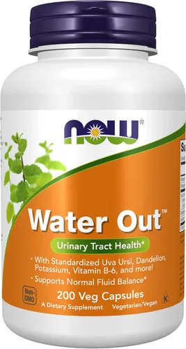 Vista 10 de NOW Suplementos, Agua Fuera, Uva Ursi Estandarizada, Diente de León, 100 Cápsulas Vegetales