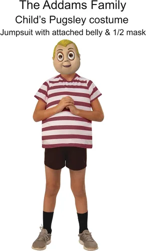Vista 4 de Rubie's Addams Family - Disfraz de Pugsley de película animada para niño, talla S