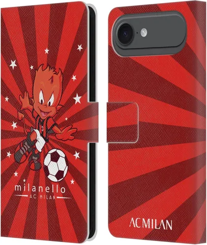 Vista 17 de Head Case Designs Officially Licensed AC Milan Dream Big Children Leather Wallet Case Compatible with Apple iPhone 11