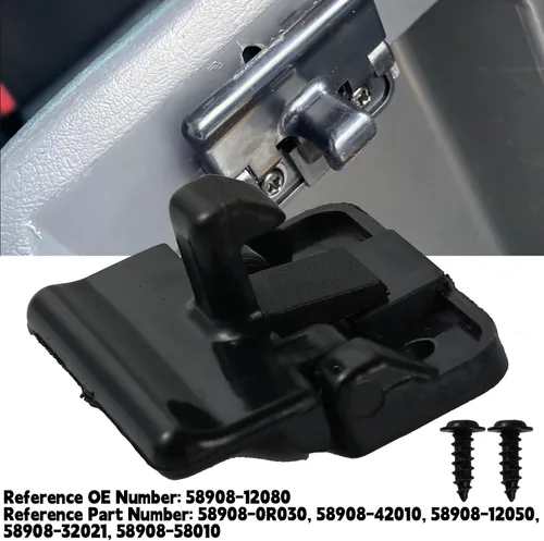 Vista 3 de 58908-0R030 58908-42010 Apoyabrazos Consola central Cerradura de tapa para Toyota 4Runner 2010-2020 RAV4 2006-2016 Camry 1990-1991 Corolla 1993-1997