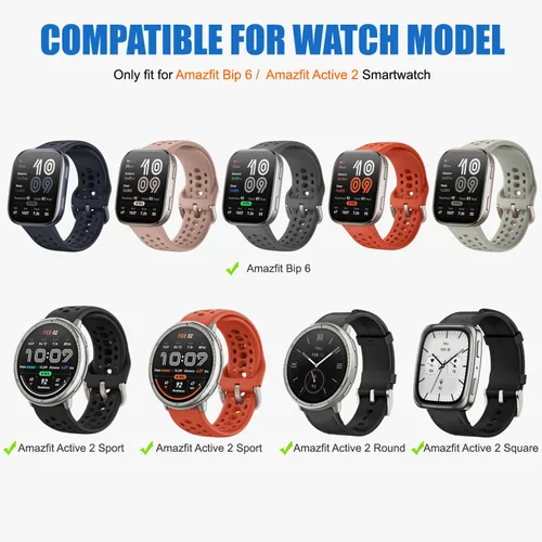 Vista 2 de Cable de carga Amazfit Bip 6, cable de carga de repuesto para Amazfit Bip 6, Active 2 SmartWatch de 3.3 pies (negro)