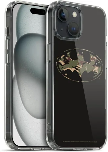 Vista 336 de Head Case Designs Funda de gel con licencia oficial de Batman DC Comics Bat Signal Logos [protección de grado militar] compatible con Apple iPhone 7
