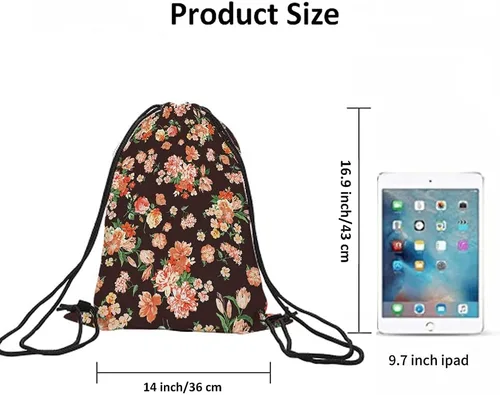 Vista 6 de Beabes Skulls - Bolsas con cordón para gimnasio, bolsa con cordón, Multi-a116, Mochilas de viaje