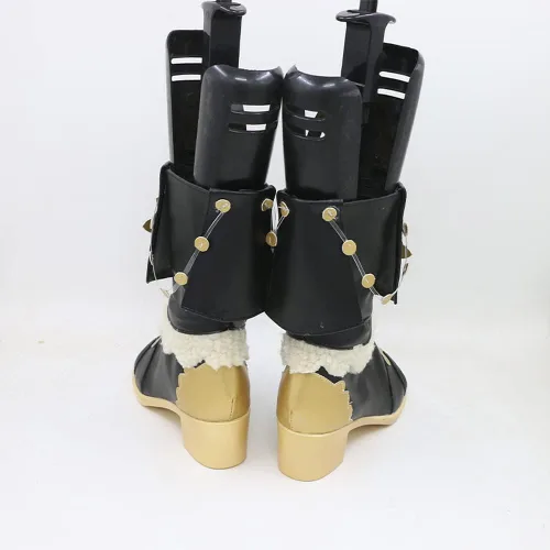 Vista 4 de COSGOGO Genshin Impact Collei - Zapatos de cosplay para Halloween, carnaval, fiesta, traje de mujer, zapatos de cosplay de anime, juego de rol