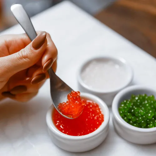 Vista 8 de Kit de Esferificación [Gastronomía Molecular] ⊘ No GMO ☮ Vegano ✡ UO Kosher - Ingredientes certificados