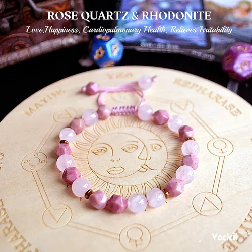 Vista 43 de Pulseras de la amistad, pulsera de obsidiana negra arcoíris para mujeres y hombres, 0.394 pulgadas (0.394 in), ojo de tigre, hematita y cristal