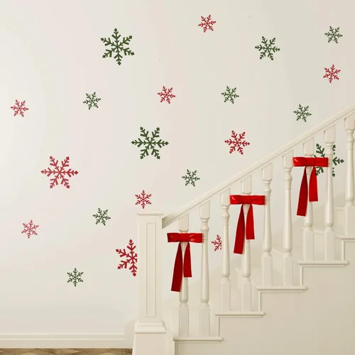 Vista 5 de Decoraciones navideñas para el hogar, calcomanías de pared para interiores, decoración de Feliz Navidad, murales de pared, calcomanías de sala