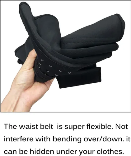 Vista 5 de GainKee, corsé para cinturón de clip y cremallera para mujer, neopreno, chaleco de sudor para dar forma al cuerpo