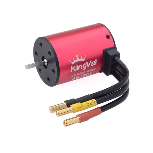 Vista 12 de KingVal Reemplazo 3660 1950KV Eje de motor sin escobillas impermeable 0.125 in compatible con 1/10 RC Car
