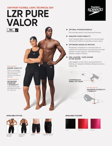 Vista 6 de Speedo Rodillera de espalda abierta Fastskin LZR Pure Valor