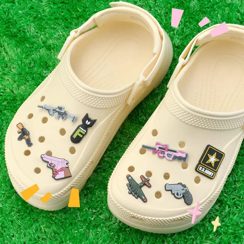 Vista 4 de RJ-Sport Dijes para zapatos, bonitos, divertidos y llamativos widgets de decoración de zapatos para niños y adolescentes, mujeres y niñas