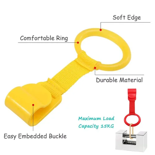 Vista 7 de Anillos de dominadas para bebés, corralito para ejercicios de caminar, asistente de pie, 4