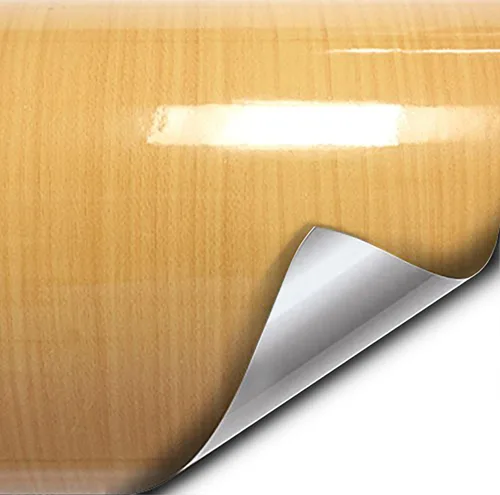 Vista 3 de VViViD Rollo de lámina de vinilo adhesivo de grano de madera (1 pie x 48 pulgadas, madera oscura)