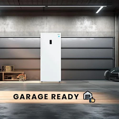 Vista 6 de Conserv Congelador vertical 14cf CONVERTIBLE REF Garage Ready 28in ancho 110V (blanco)