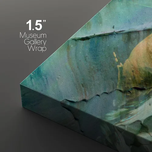 Vista 325 de wall26 Lienzo enmarcado para pared, juego de arte de acuarela pastel, paisaje rural, ilustraciones con formas abstractas, arte moderno, decorativo