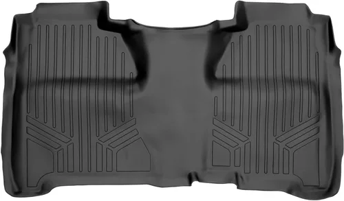 Vista 15 de SMARTLINER Juego de tapetes de piso de recubrimiento, de 2 filas, para Chevrolet Silverado 1500 2007-2013