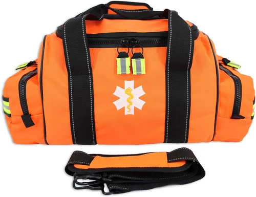 Vista 3 de Lightning X Bolsa grande de primeros auxilios EMT Medic para Socorrista EMS con bolsillos