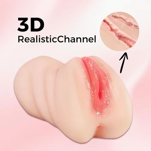 Vista 3 de Masterburbatar masculino 3 en 1 manos libres tamaño real bolsillo coño libre tamaño real máquina de silicona Blowjobob para hombre hombre