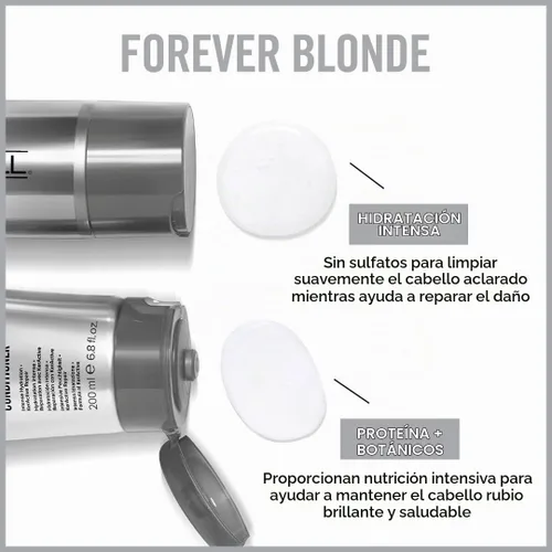 Vista 3 de Paul Mitchell Forever Blonde Conditioner, Repairs + Deeply Hydrates, Ideal For Bleached + Lightened Hair