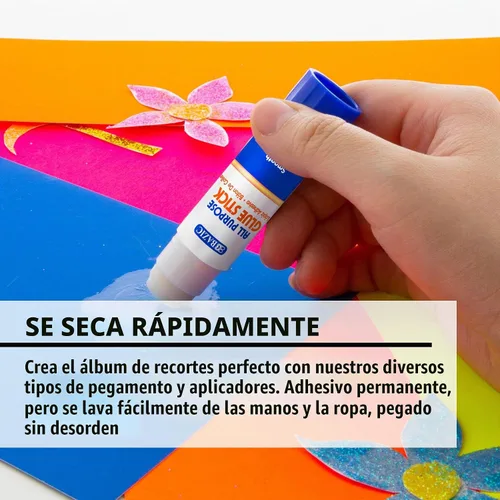 Vista 5 de BAZIC Products Barras de pegamento multiusos, 0.28 onzas (0.28 oz), 4 unidades 4-count (0.28 oz/stick)