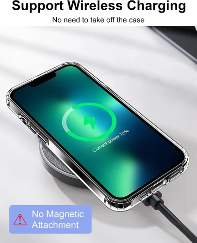 Vista 119 de HOOMIL Funda para iPhone 7 Plus/iPhone 8 Plus de 5.5 Pulgadas, sin amarillamiento, protección contra caídas, cubierta trasera dura transparente
