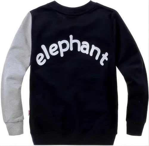 Vista 2 de Sudaderas para niños con diseño de elefante, camisetas de algodón para niños