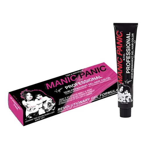 Vista 10 de Manic Panic Tinte de gel semipermanente de terciopelo rojo cereza profesional, color rojo cereza brillante, brilla bajo la luz negra, dura más de 40