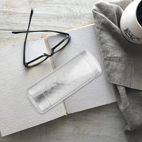 Vista 9 de KESYOO Estuche de aluminio para gafas de gafas, caja rígida de metal, caja dorada