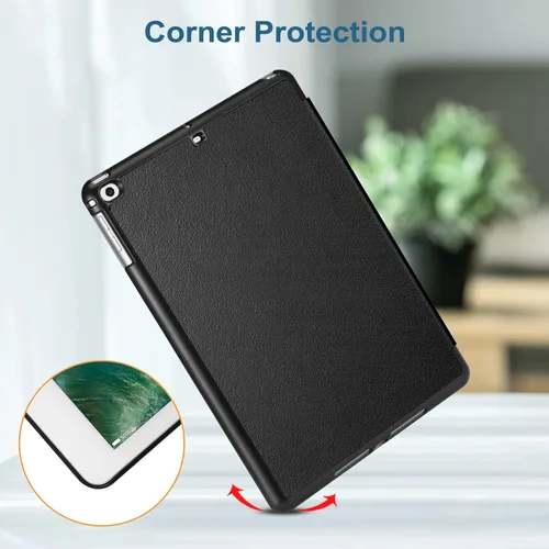 Vista 6 de Fintie Funda Smarshell delgada para iPad Air 2., Negro