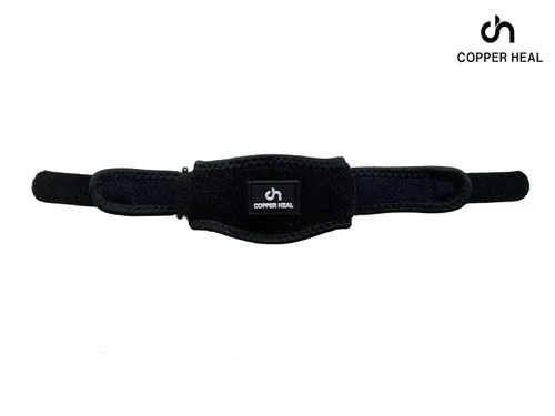 Vista 7 de COPPER HEAL Codera (par) - Soporte ajustable para codo de tenis o epicóndilitis lateral mangas de brazo para hombres nervio rennis almohadillas