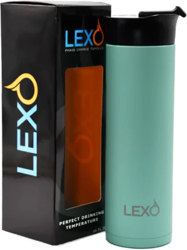 Vista 5 de LEXO Taza inteligente con regulación de temperatura de 16 oz. - Acero inoxidable - Tapa superior abatible
