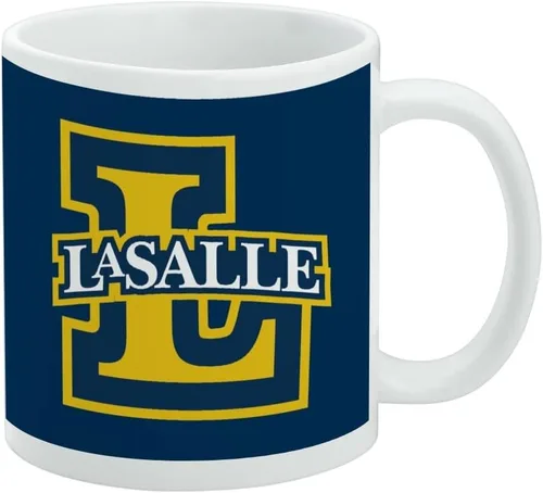 Vista 96 de Taza de cerámica con el logotipo principal de la Universidad Rider, taza de regalo novedosa para café, té y bebidas calientes, 11oz, blanca