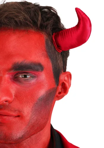 Vista 3 de Disfraz de diablo rojo para adulto Multicolor