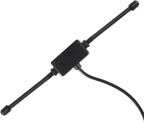 Vista 4 de Antena dipolo estéreo universal AM FM para automóvil, montaje adhesivo oculto, antena de radio AM FM para vehículos, automóviles, camiones, SUV