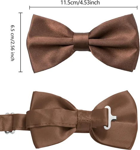 Vista 87 de habibee Color sólido para hombre en forma de Y con clips fuertes tirantes ajustables