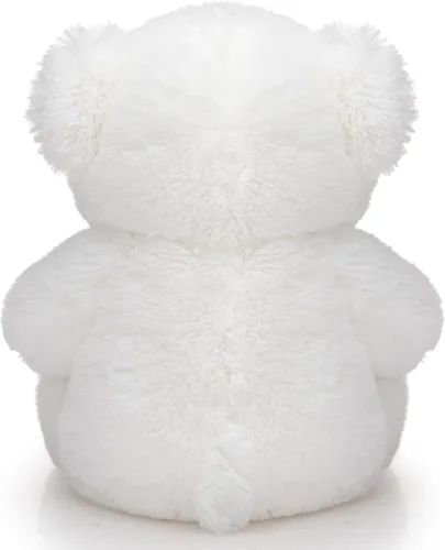 Vista 7 de HollyHOME Oso de Peluche Oso de Rosa Oso de Peluche Suave con Sobre Rojo de Felpa Suave Juguetes de Vacaciones Regalo 30 cm Blanco