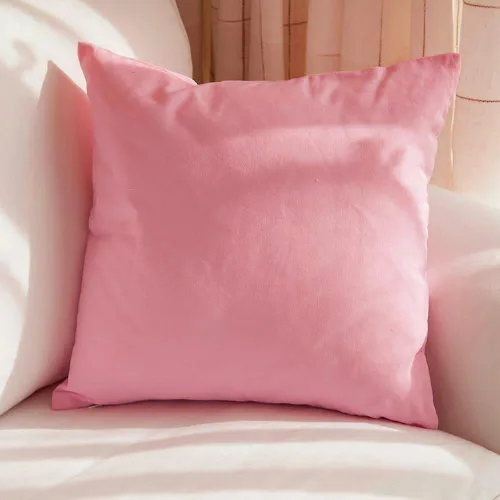 Vista 3 de Lujosa funda de almohada de algodón egipcio, 2 piezas, patrón sólido, 400 hilos (12 x 12 pulgadas, beige)