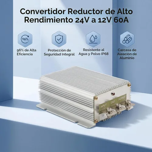 Vista 4 de YWBL-WH 24V a 12V 60A DC Buck Convertidor, 720W reductor de suministro